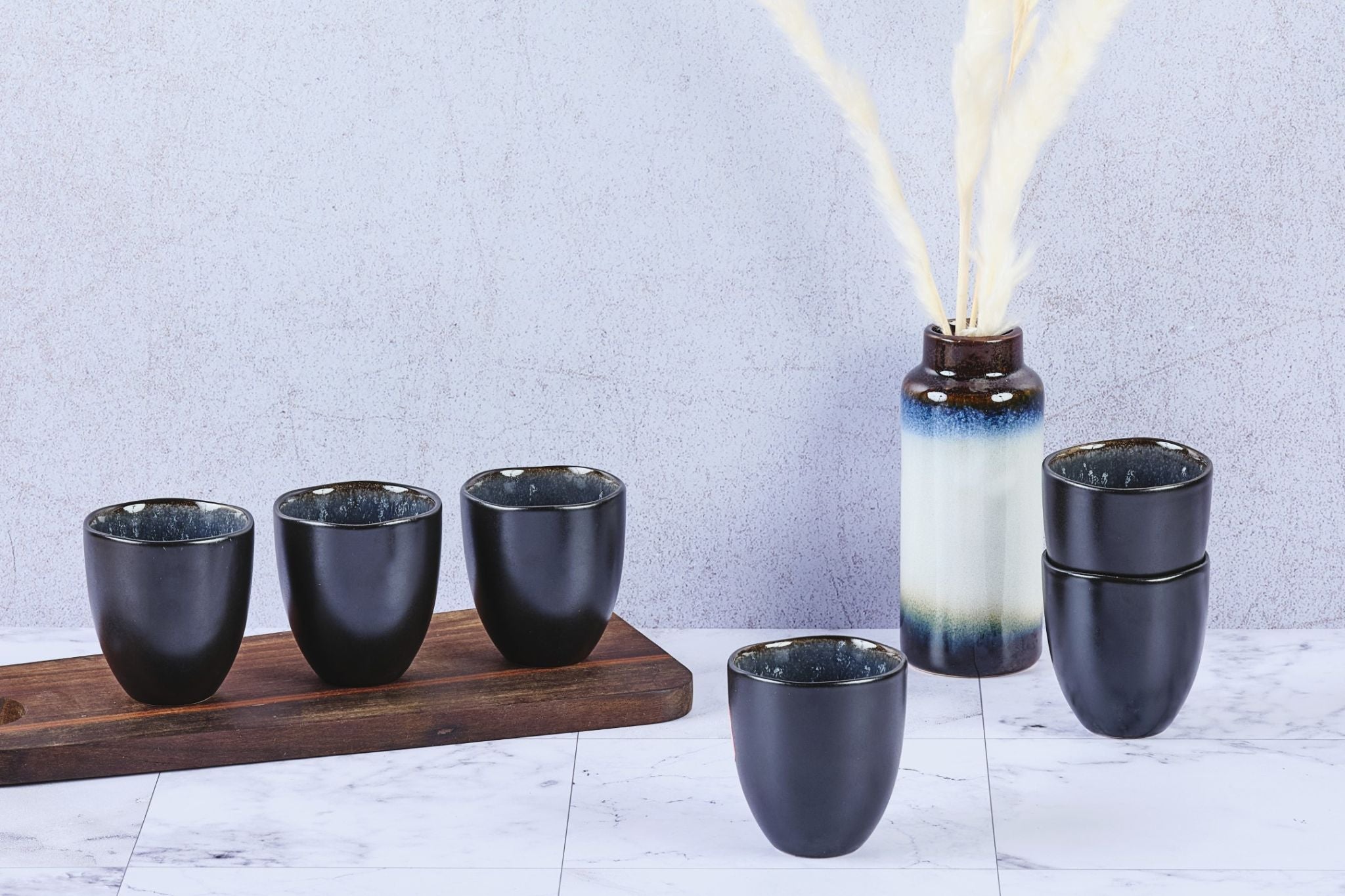 Tasse IRIS 15cl - 6 pièces - Bleu nuit