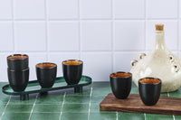 Tassen-Set IRIS 15cl - 6 tlg. - Braun