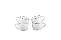 Tassen-Set PURE 12cl - 4 tlg. - Weiss