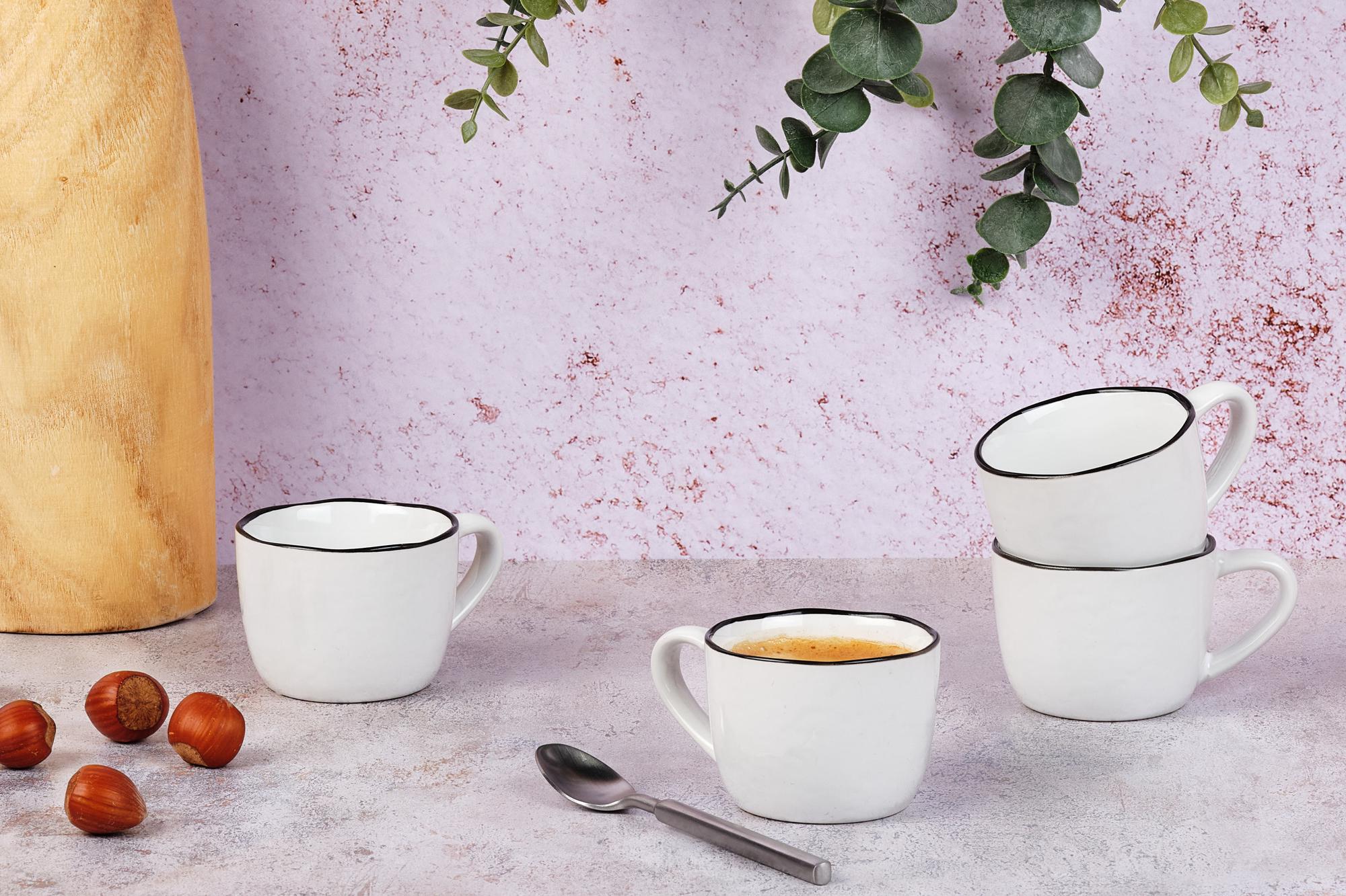 PURE tazza 12cl - 4 pezzi - Biancaneve