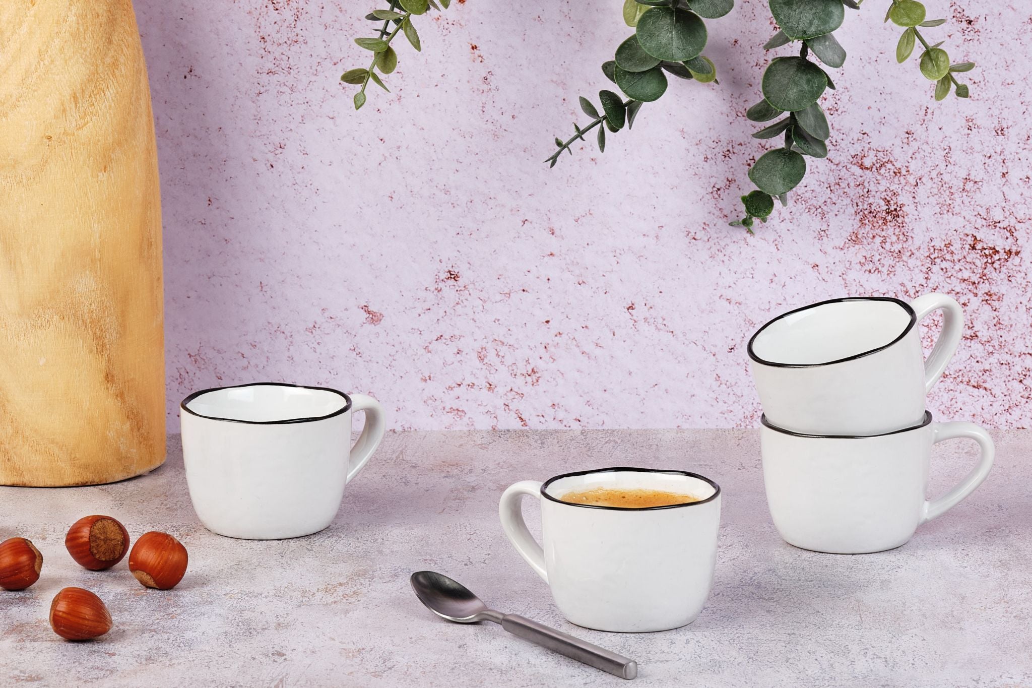 Tassen-Set PURE 12cl - 4 tlg. - Weiss