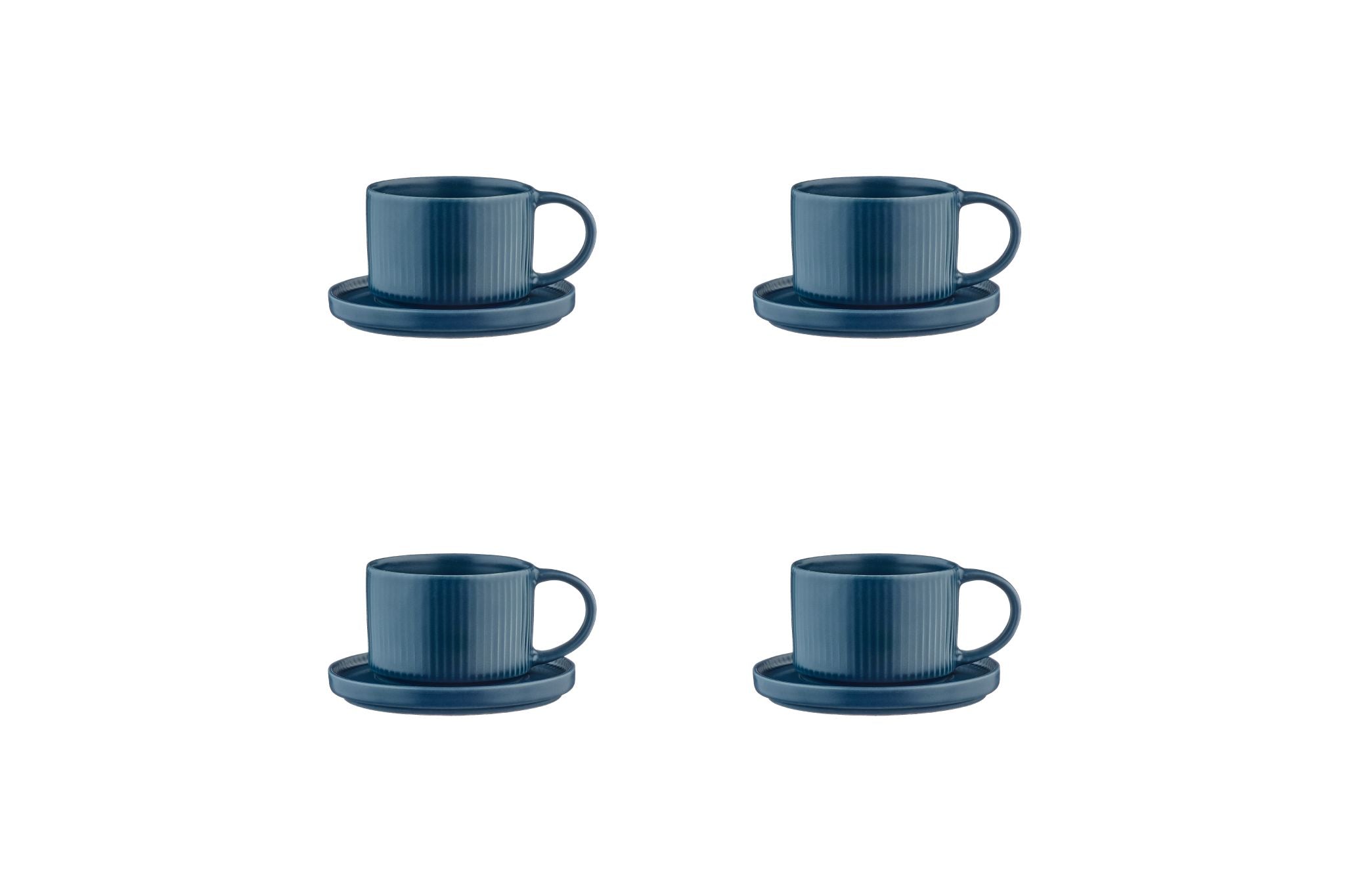 Tassen-Set SCANDI Ø12cm 15cl - 8 tlg. - Navy