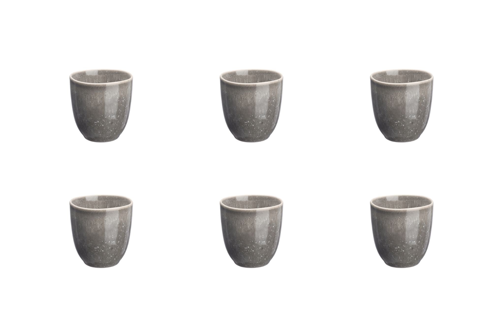 Tassen-Set STELLAR 15cl - 6 tlg. - Betongrau
