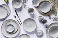 Tassen-Set STONE 15cl - 6 tlg. - Mondgrau