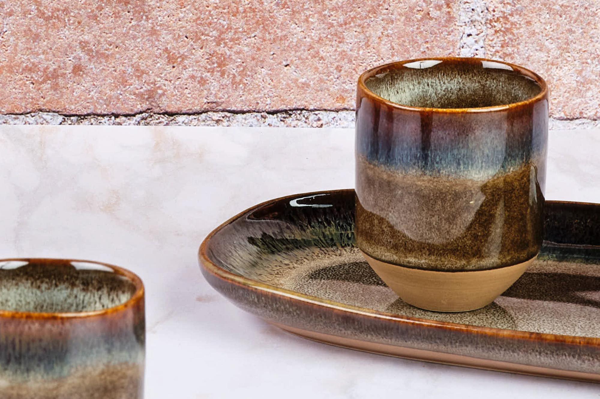 Tazza GENESIS 8cl - 6 pezzi - Basalto