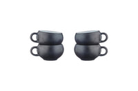 GOURMET mug 12cl - 4 pieces - Onyx