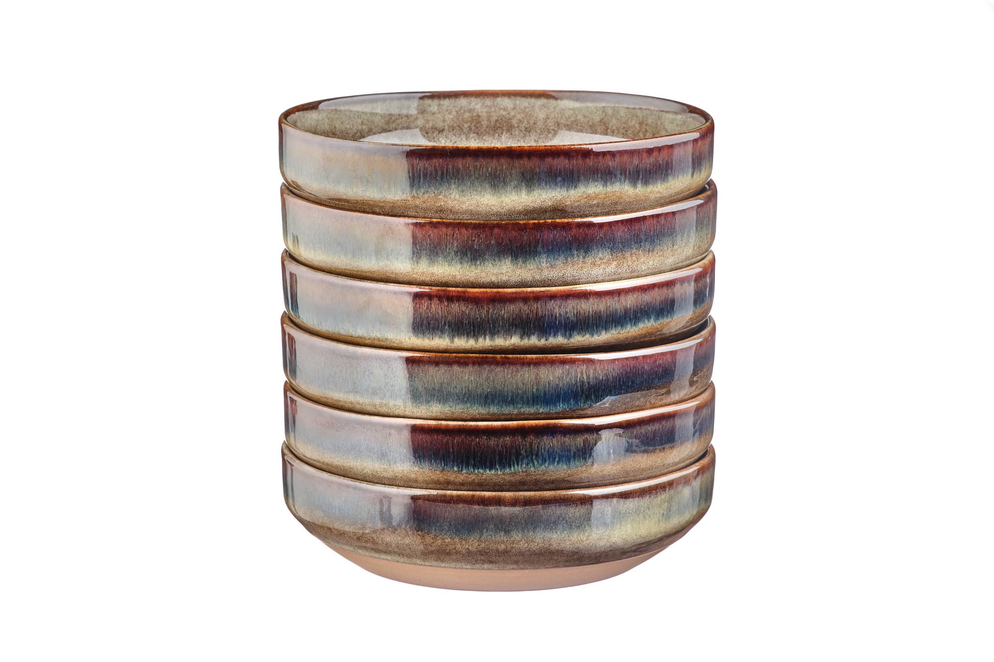 Schalen GENESIS Ø17cm - 6 tlg. - Basalt