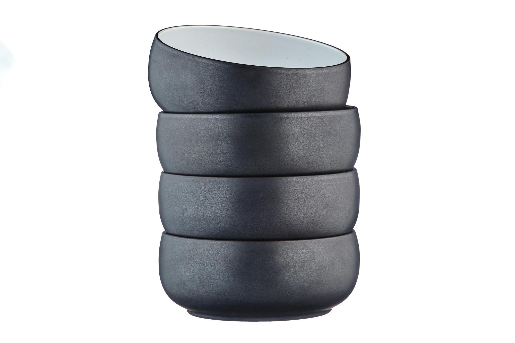 Schalen GOURMET Ø12cm 70cl - 4 tlg. - Onyx