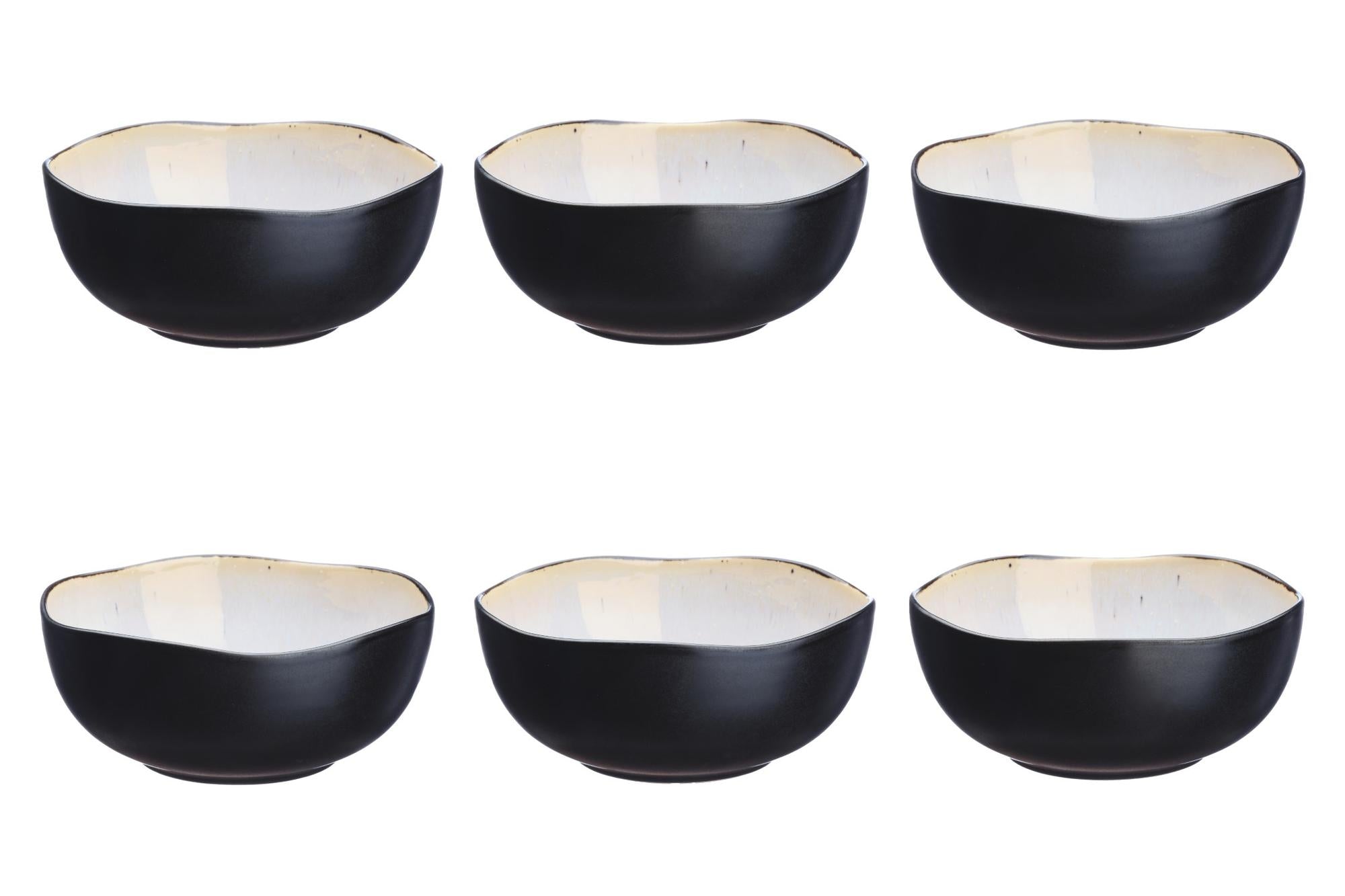 Schalen IRIS Ø16,5cm - 6 tlg. - Elfenbeinweiss