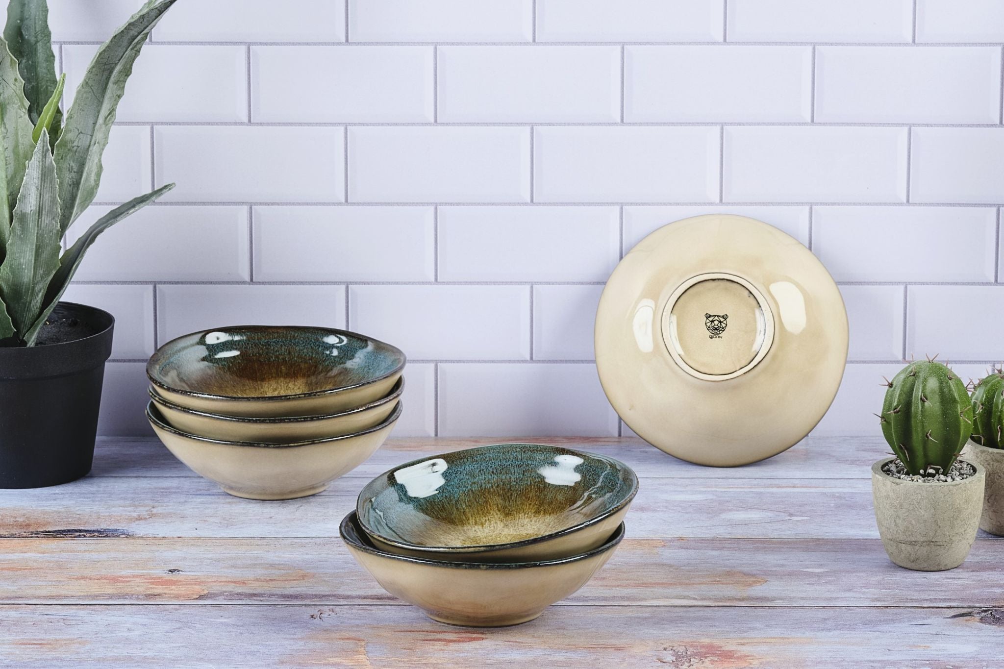 Bol ISLAND Ø15cm - 6 pièces - Terre et mer