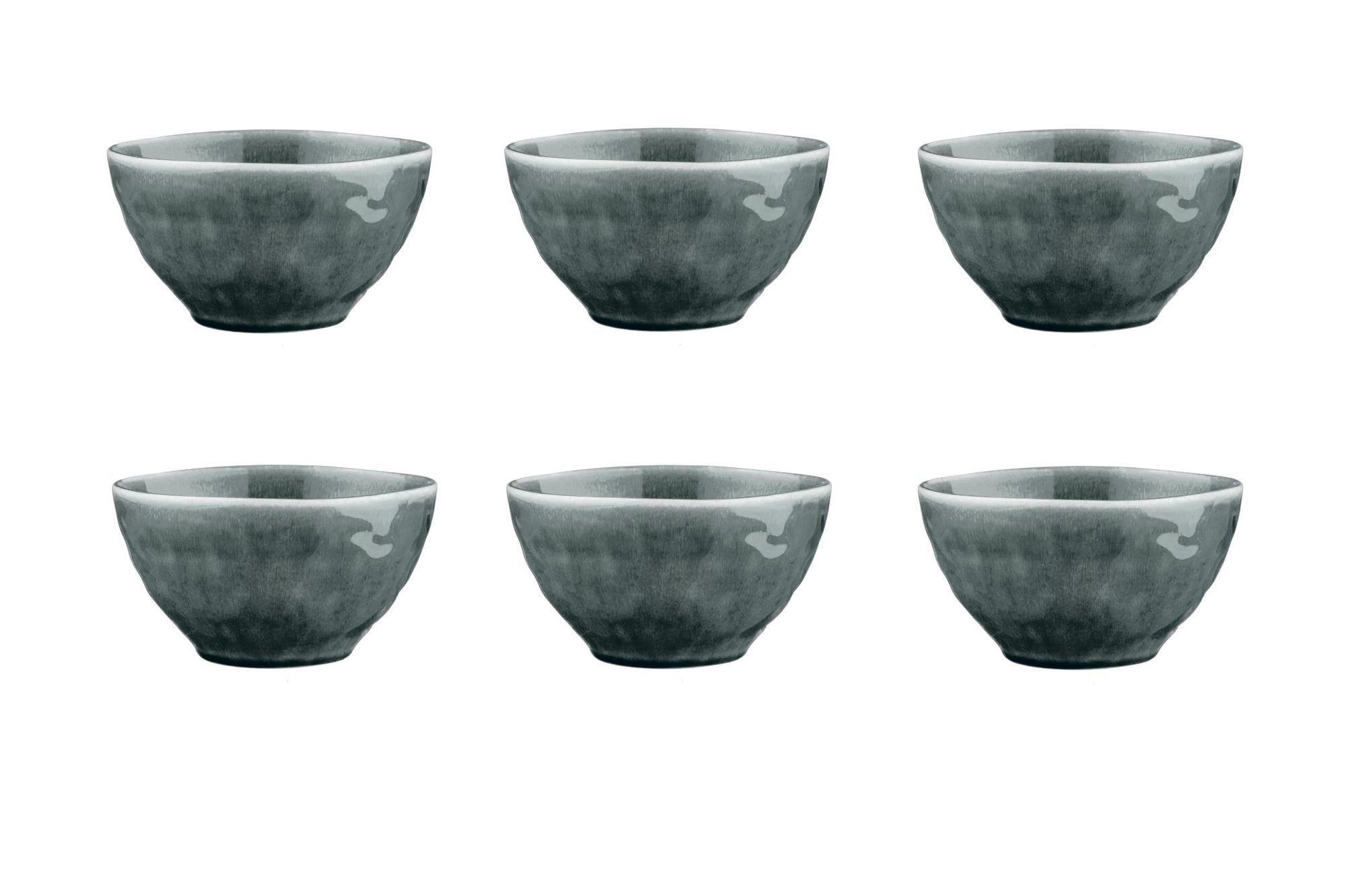 Schalen MOON Ø14,5cm - 6 tlg. - Petrol