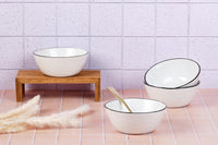 Ciotola PURE Ø16cm - 4 pezzi - Biancaneve