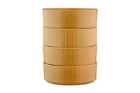 Ciotola SCANDI Ø16,5 cm - 4 pezzi - Ocra