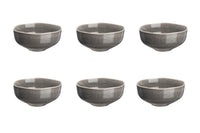 Bowl STELLAR Ø14cm - 6 pieces - Concrete grey