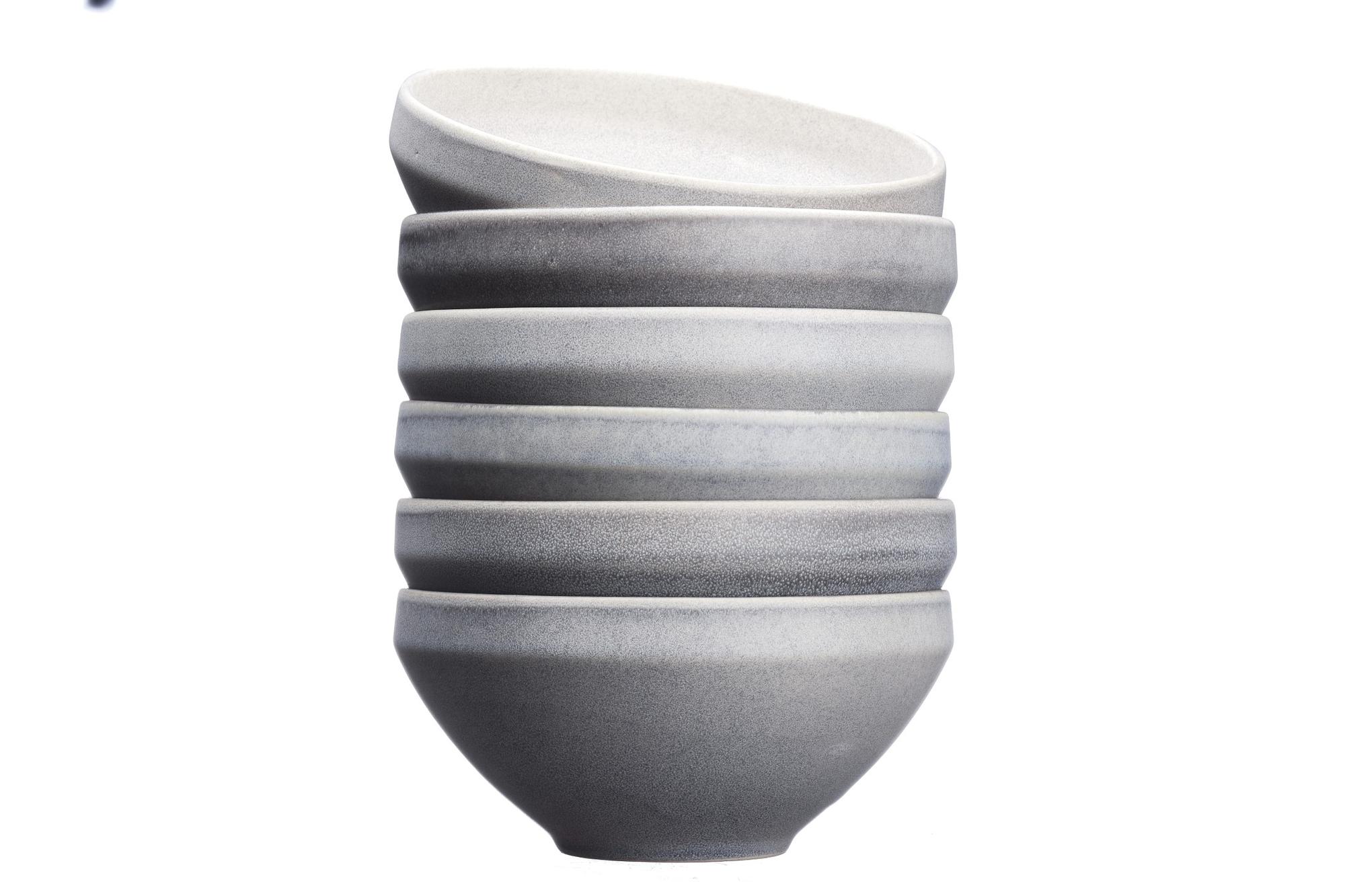 Schalen STONE Ø17,5cm - 6 tlg. - Mondgrau