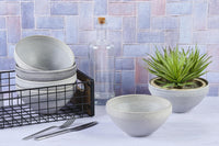 Schalen STONE Ø17,5cm - 6 tlg. - Mondgrau