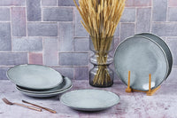 Teller-Set CLOUD Ø27cm - 6 tlg. - Sturmgrau