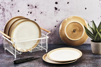 Piatto COSMOS Ø27,5 cm - 6 pezzi - Crema