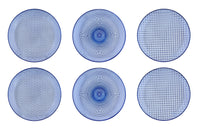 Assiette PATTERN Ø26cm - 6 pièces - Dark blue
