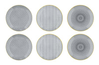 Teller-Set PATTERN Ø26cm - 6 tlg. - Eclipse