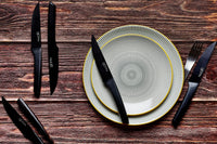 Teller-Set PATTERN Ø26cm - 6 tlg. - Eclipse