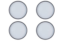 Assiette GOURMET Ø28cm - 4 pièces - Onyx