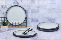 Assiette GOURMET Ø28cm - 4 pièces - Onyx