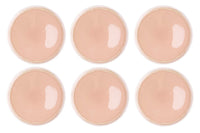 Piatto OXYGEN Ø27cm - 6 pezzi - Rosa cipria