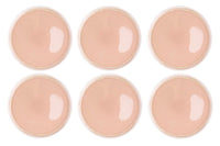 Assiette OXYGEN Ø27cm - 6 pièces - Rose poudre