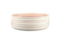 Piatto OXYGEN Ø27cm - 6 pezzi - Rosa cipria