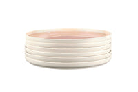 Assiette OXYGEN Ø27cm - 6 pièces - Rose poudre