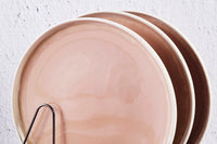 Piatto OXYGEN Ø27cm - 6 pezzi - Rosa cipria