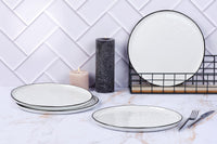 Piatto PURE Ø27,5 cm - 4 pezzi - Biancaneve