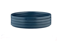Piatto SCANDI Ø27,5 cm - 4 pezzi - Blu marino
