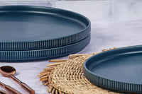 Piatto SCANDI Ø27,5 cm - 4 pezzi - Blu marino