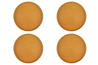 Assiette SCANDI Ø27,5cm - 4 pièces - Ocre