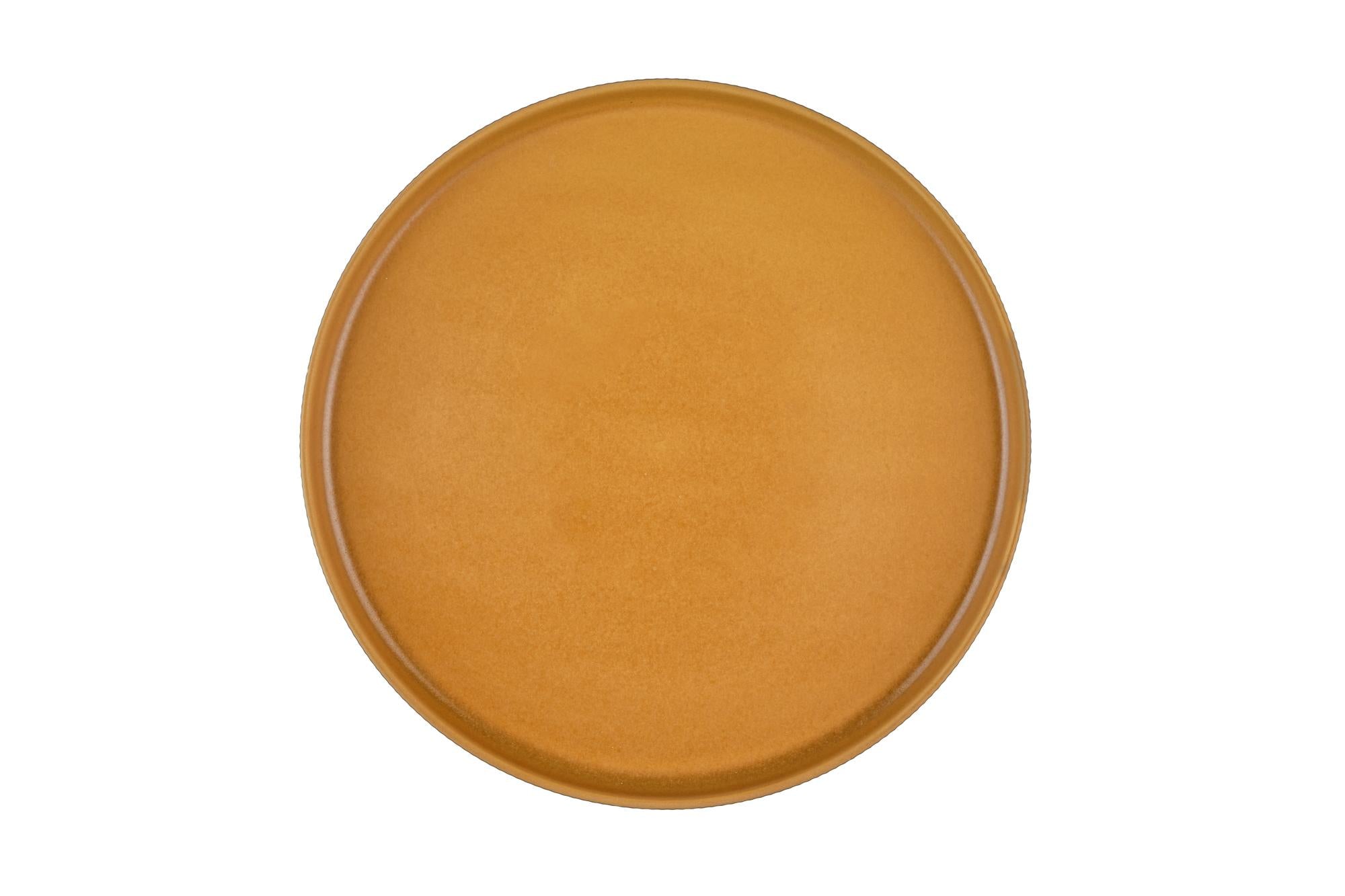 Teller-Set SCANDI Ø27,5cm - 4 tlg. - Ocker