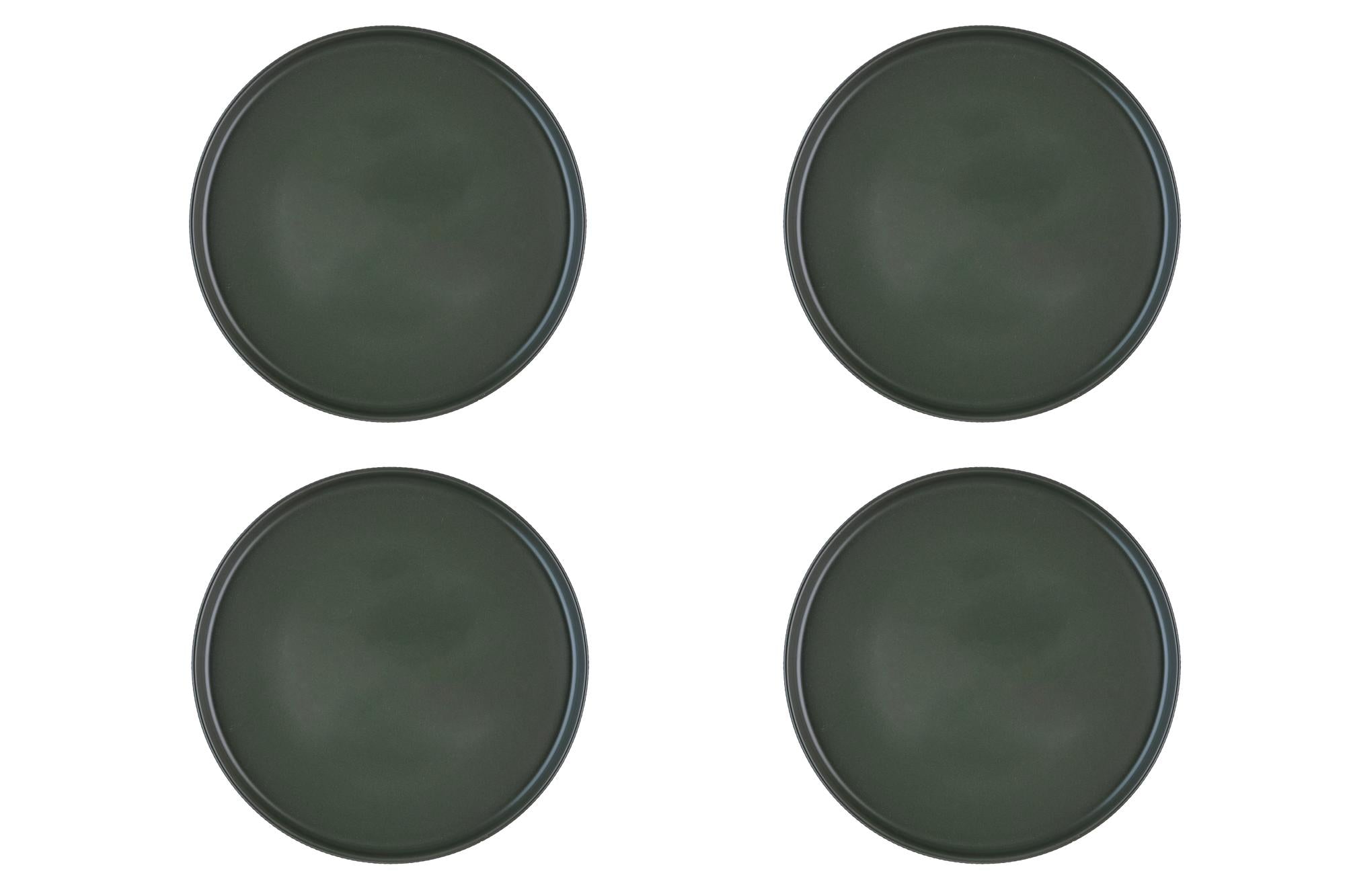 Teller-Set SCANDI Ø27,5cm - 4 tlg. - Oliv