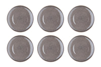 Teller-Set STELLAR Ø27cm - 6 tlg. - Betongrau