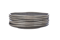 Assiette STELLAR Ø27cm - 6 pièces - Gris béton