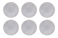 Teller-Set STONE Ø27,5cm - 6 tlg. - Mondgrau