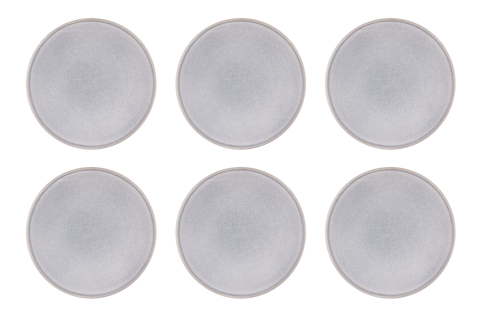 Teller-Set STONE Ø27,5cm - 6 tlg. - Mondgrau