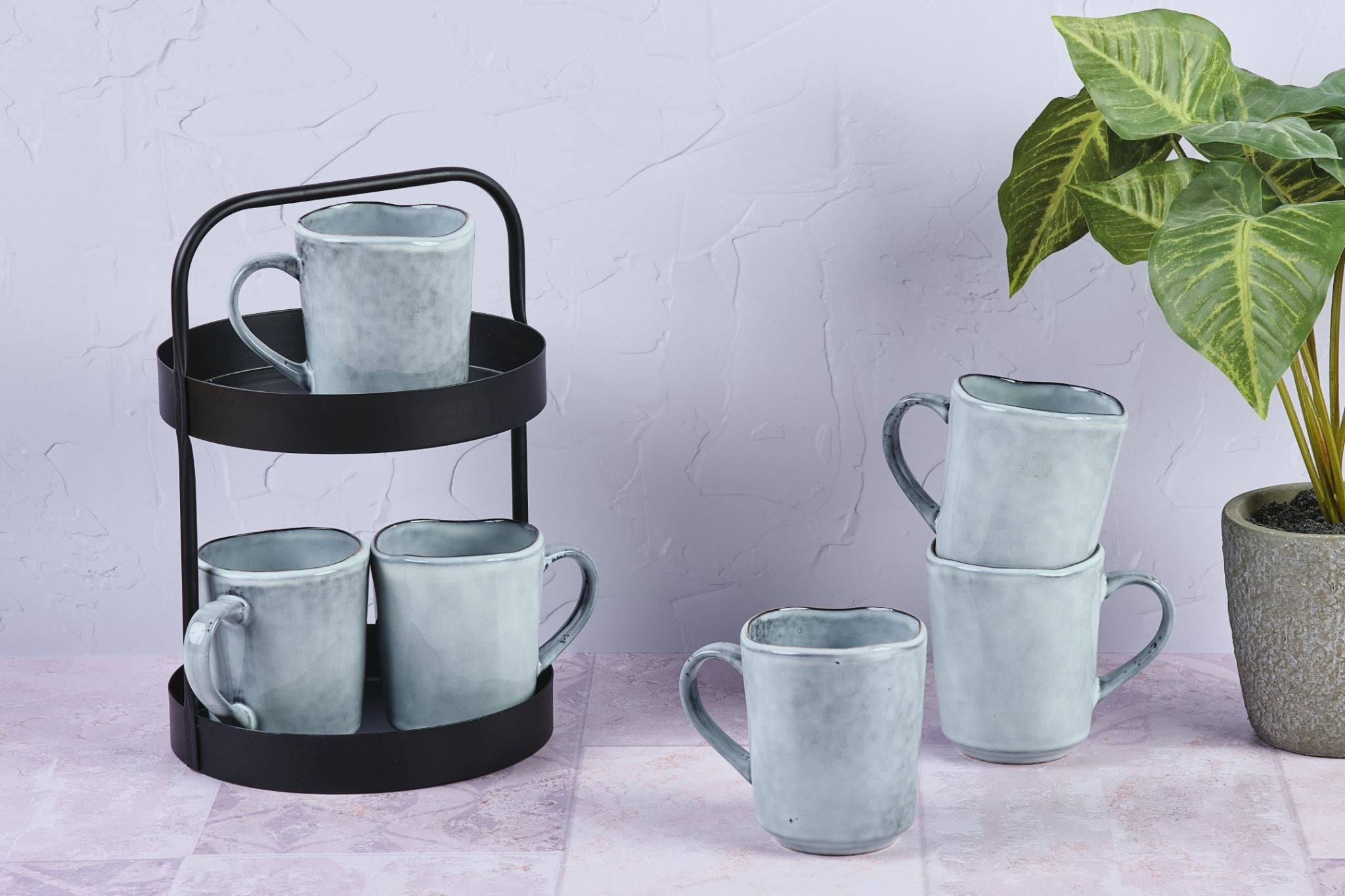 Mug CLOUD 40cl - 6 pieces - Storm grey