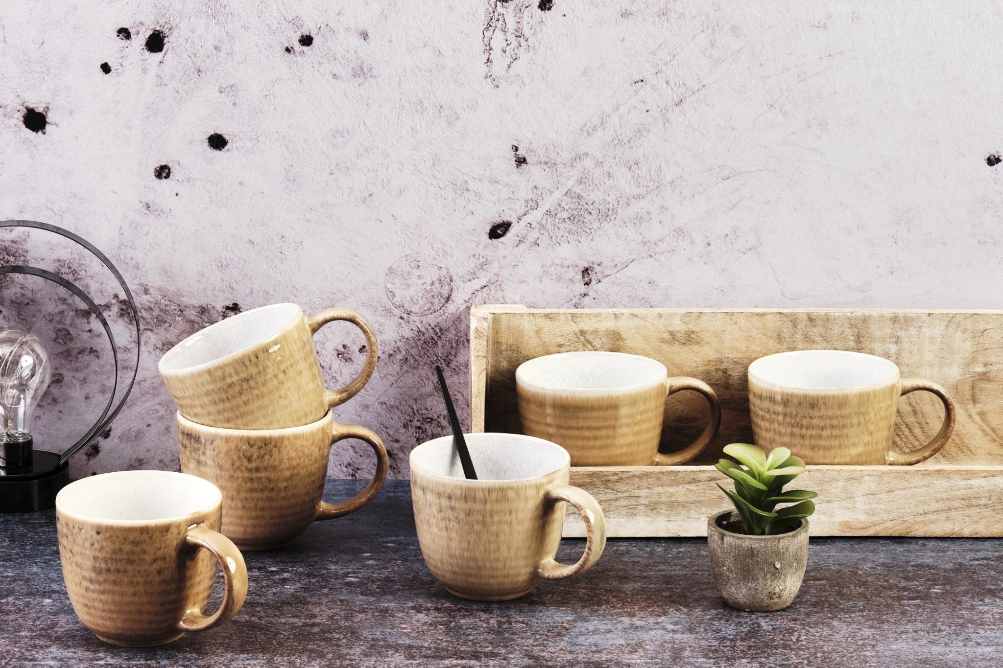 Mug COSMOS 40cl - 6 pièces - Crème