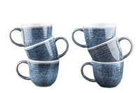 Mug COSMOS 30cl - 6 pieces - Azure