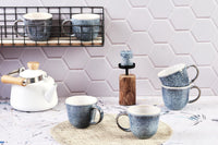 Mug COSMOS 30cl - 6 pieces - Azure