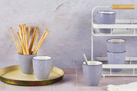 Mug PATTERN 30cl - 6 pieces - Dark blue