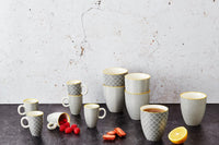 Tassen-Set PATTERN 30cl - 6 tlg. - Eclipse