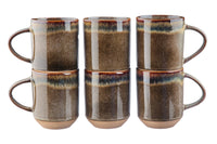 Tassen-Set GENESIS 40cl - 6 tlg. - Basalt