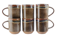 Mug GENESIS 40cl - 6 pieces - Basalt